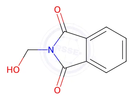 Chemical structure of N-(Hydroxymethyl)phthalimide