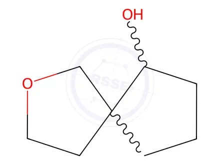 Chemical structure of 2-Oxaspiro[4.4]Nonan-6-ol