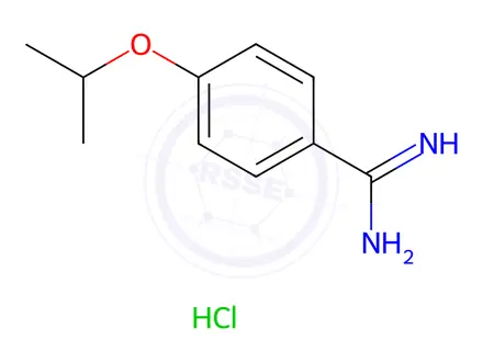 Chemical structure of 4-(Propan-2-yloxy)benzene-1-carboximidamide hydrochloride