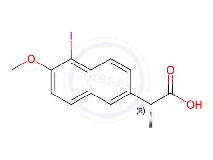Chemical structure of Naproxen Impurity 50