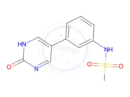 Chemical structure of N-(3-(2-Hydroxypyrimidin-5-yl)phenyl)methanesulfonamide