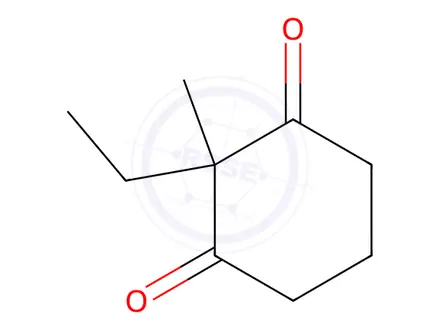 Chemical structure of 2-Ethyl-2-methylcyclohexane-1,3-dione