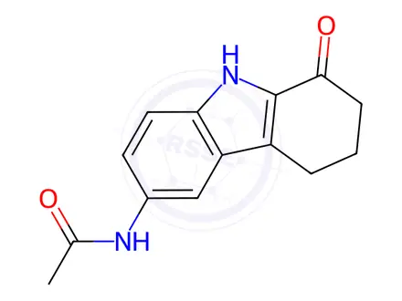 Chemical structure of N-(1-oxo-2,3,4,9-tetrahydro-1H-carbazol-6-yl)acetamide