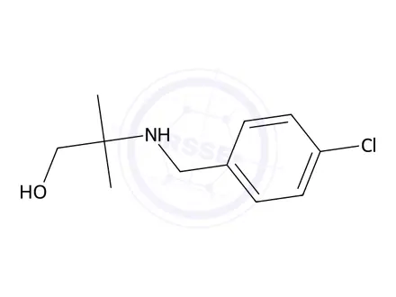 Chemical structure of 2-((4-Chlorobenzyl)amino)-2-methylpropan-1-ol