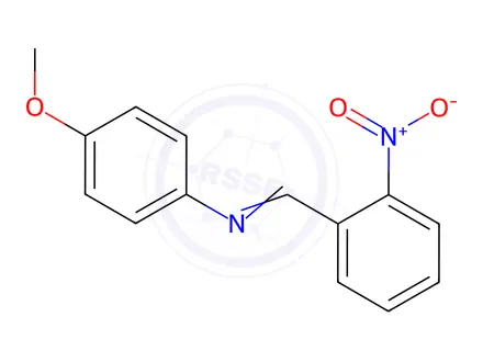 Chemical structure of N-(4-methoxyphenyl)-1-(2-nitrophenyl)methanimine