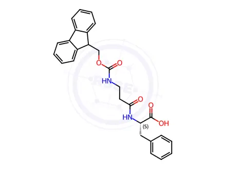 Chemical structure of Fmoc-β-Ala-Phe-OH