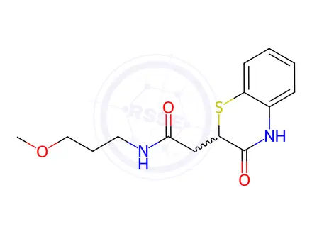 Chemical structure of N-(3-Methoxypropyl)-2-(3-oxo-3,4-dihydro-2H-benzo[b][1,4]thiazin-2-yl)acetamide
