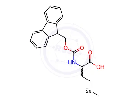 Chemical structure of Fmoc-DL-selenomethionine
