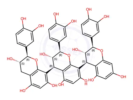 Chemical structure of Procyanidin C2
