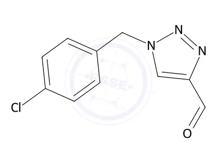 Chemical structure of 1-(4-Chlorobenzyl)-1H-1,2,3-triazole-4-carbaldehyde