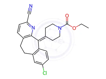 Chemical structure of 2-Cyano Loratadine