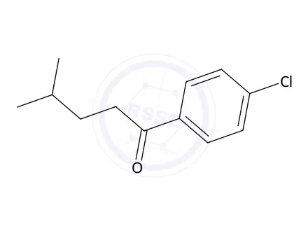Chemical structure of 1-(4-Chlorophenyl)-4-methylpentan-1-one