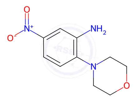 Chemical structure of 2-Morpholino-5-nitroaniline
