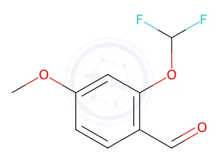 Chemical structure of 2-(Difluoromethoxy)-4-methoxybenzaldehyde