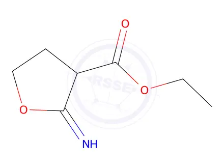 Chemical structure of Ethyl 2-iminotetrahydrofuran-3-carboxylate