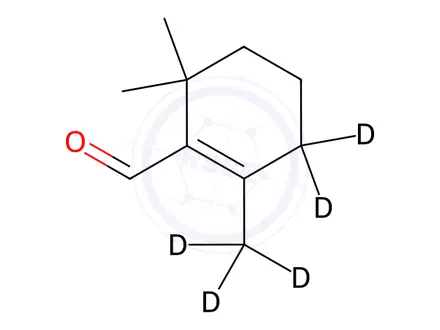 Chemical structure of β-Cyclocitral-d5, Technical Grade
