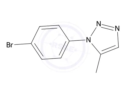 Chemical structure of 1-(4-Bromophenyl)-5-methyl-1H-1,2,3-triazole