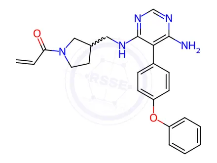Chemical structure of Evobrutinib Impurity 8