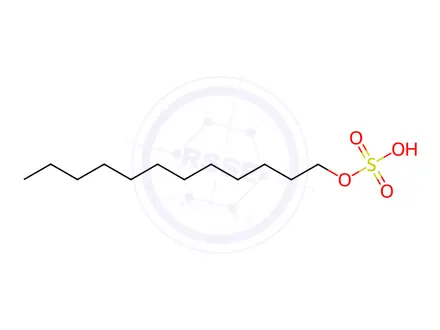 Chemical structure of Lauryl Sulfate Monomer