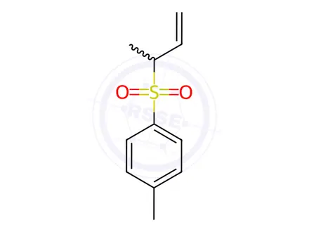 Chemical structure of Benzene, 1-methyl-4-[(1-methyl-2-propenyl)sulfonyl]-