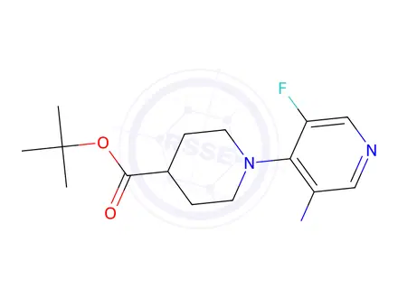 Chemical structure of Tert-Butyl 1-(3-Amino-5-Fluoropyridin-4-Yl)Piperidine-4-Carboxylate