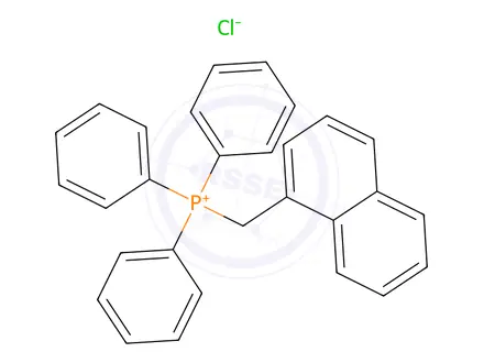 Chemical structure of (Naphthalen-1-ylmethyl)triphenylphosphonium chloride