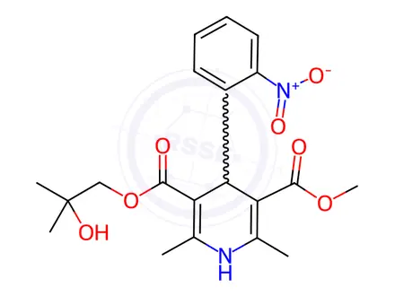 Chemical structure of Nisoldipine Impurity 6 (4-Hydroxy Nisoldipine)