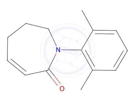 Chemical structure of 1-(2,6-Dimethylphenyl)-1,5,6,7-tetrahydro-2H-azepin-2-one