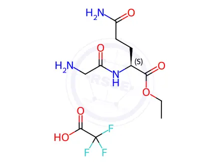 Chemical structure of methyl glycyl-L-glutaminate