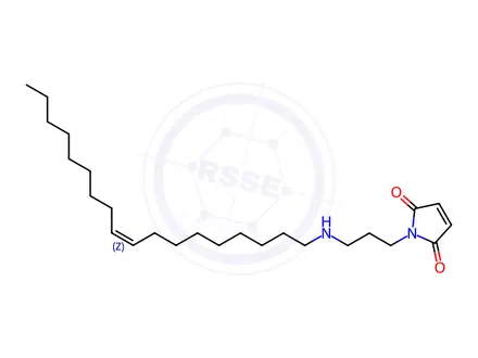 Chemical structure of (Z)-1-[3-(9-octadecenylamino)propyl]-1H-pyrrole-2,5-dione
