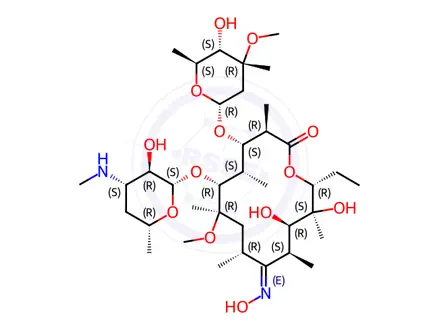 Chemical structure of Clarithromycin Impurity M