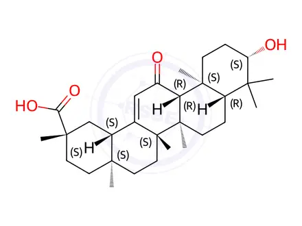 Chemical structure of Enoxolone Impurity 1 (Enoxolone EP Impurity A)