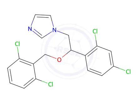 Chemical structure of Isoconazole (Miconazole EP Impurity D)