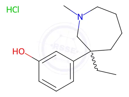 Chemical structure of Meptazinol Hydrochloride