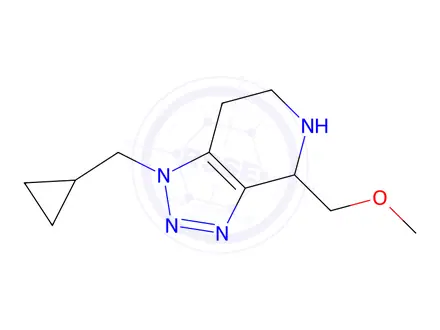 Chemical structure of 1-(Cyclopropylmethyl)-4-(methoxymethyl)-4,5,6,7-tetrahydro-1H-[1,2,3]triazolo[4,5-c]pyridine