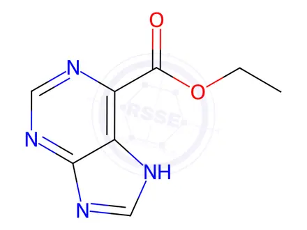 Chemical structure of Ethyl 9H-purine-6-carboxylate