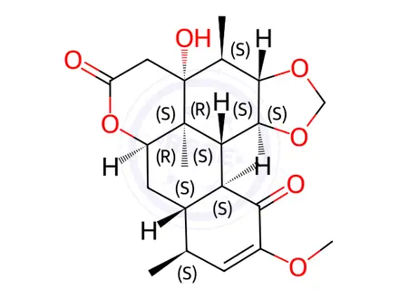 Chemical structure of PICRASIN-E