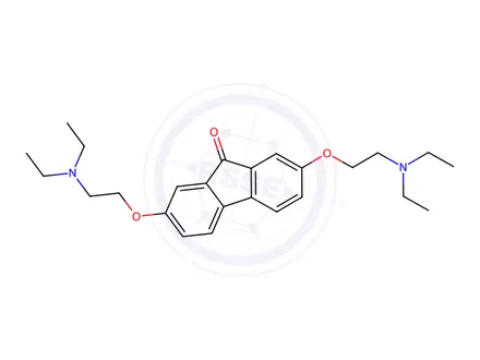 Chemical structure of Tilorone