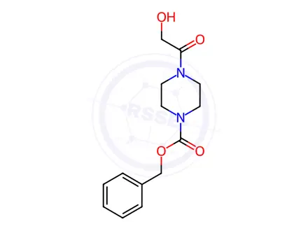 Chemical structure of benzyl 4-(2-hydroxyacetyl)piperazine-1-carboxylate