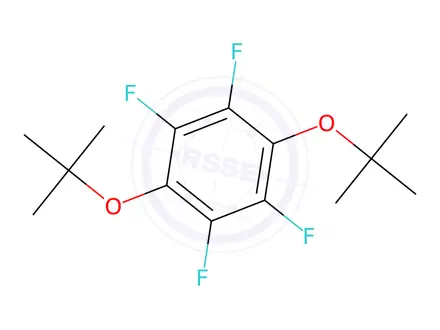 Chemical structure of 1,4-Di-tert-butoxy-2,3,5,6-tetrafluorobenzene