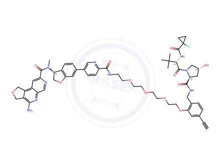 Chemical structure of Depulfavirine Impurity 296