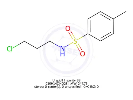 Chemical structure of Urapidil Impurity 88