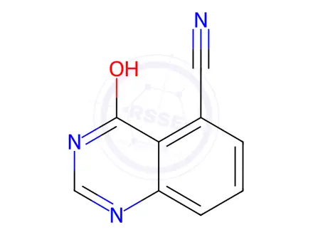 Chemical structure of 5-Cyano-4-hydroxyquinazoline