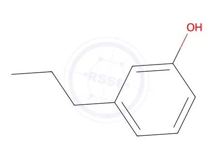 Chemical structure of 3-Propylphenol