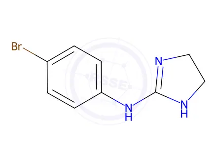 Chemical structure of N-(4-Bromophenyl)-4,5-dihydro-1H-imidazol-2-amine