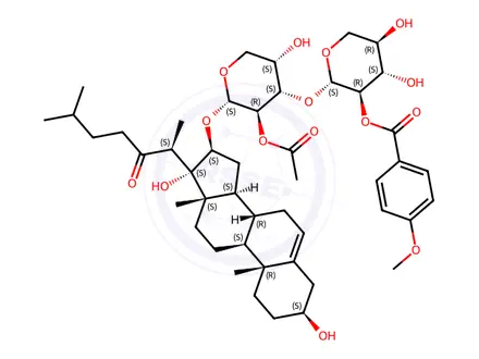 Chemical structure of Orsaponin