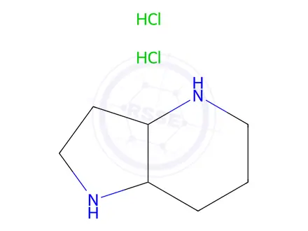 Chemical structure of Octahydro-1H-pyrrolo[3,2-b]pyridine dihydrochloride