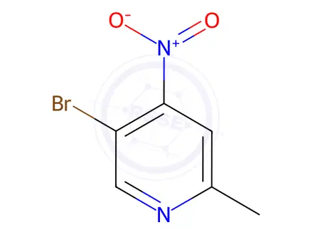 Chemical structure of 5-Bromo-2-methyl-4-nitropyridine