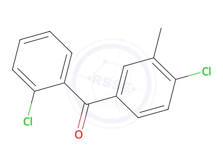 Chemical structure of 2,4'-Dichloro-3'-methylbenzophenone