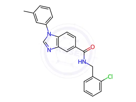 Chemical structure of N-aryl benzimidazole